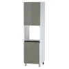 Нижний кухонный шкаф Fabrik Home ШКН 600 Пенал средний духовка, удлинённый фасад без ручек, ДСП