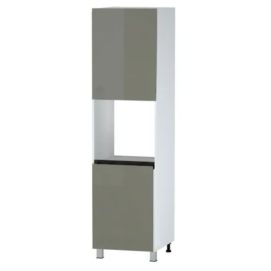 Нижний кухонный шкаф Fabrik Home ШКН 600 Пенал средний духовка, удлинённый фасад без ручек, ДСП