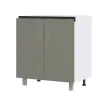 Нижний кухонный шкаф Fabrik Home ШКН 800, удлинённый фасад без ручек, ДСП