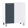 Нижний кухонный шкаф Fabrik Home ШКН 900 фальш, удлинённый фасад без ручек, ДСП