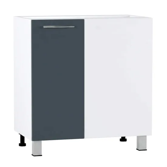 Нижний кухонный шкаф Fabrik Home ШКН 900 фальш, удлинённый фасад без ручек, ДСП