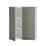 Modul superior Fabrik Home ШКВ 600 с 2 фасадами, front prelungit fara mâner, MDF