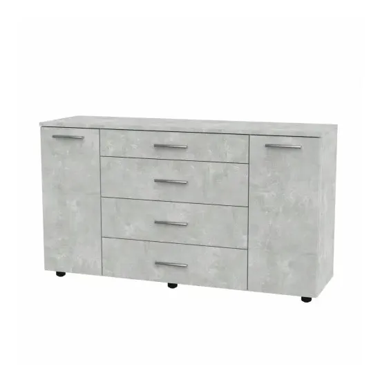 Comoda Kompanit 1-3-2, 130x38x73 cm, Atelie deschis