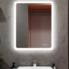 Зеркало для ванной Bayro Gama 60x80 LED touch c подогревом (124182)