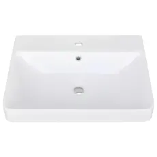 Lavoar pe blat Sanovit Luxor, 550x370x160 Alb (110715)