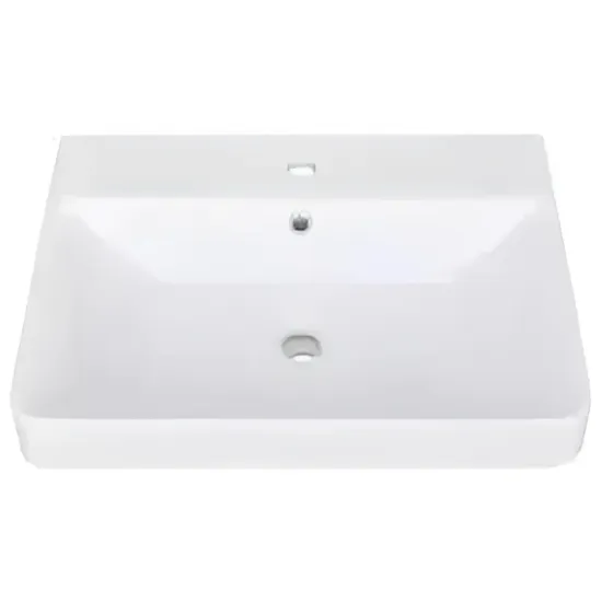 Lavoar pe blat Sanovit Luxor, 550x370x160 Alb (110715)