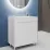 Dulap pentru lavoar Bayro Selena Trio 70 cm, pardoseală, Alb mat (127313)