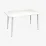 Set de sufragerie Eva DT 405-4Wh + 4 YTC-064Wh BJORN-24 (Light beige)