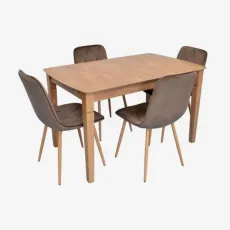 Обеденный набор Eva HV-27V Light Brown + 4 YTC-080Wo BLUVEL38