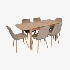 Обеденный набор Eva HV-27V Light Brown + 6 YTC-080Wo BLUVEL40