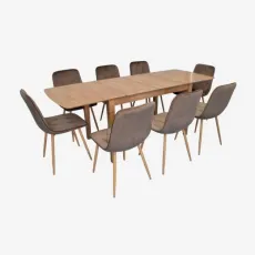 Обеденный набор Eva HV-27V Light Brown + 8 YTC-080Wo BLUVEL38