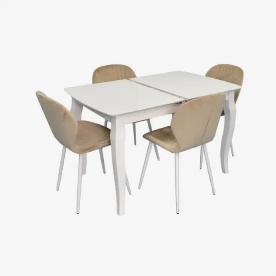 Set de sufragerie Eva HV-29V White + 4 YTC-064Wh UF910-01