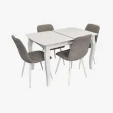 Set de sufragerie Eva HV-29V White + 4 YTC-078Wh UF885-14