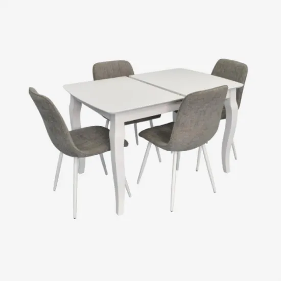 Set de sufragerie Eva HV-29V White + 4 YTC-078Wh UF885-14