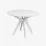 Set de sufragerie Eva Raffles Round White + 4 YTC-064Wh BJORN24