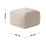 Fotoliu tip sac Mark Adler Comfy 3.0 cu suport pentru picioare, Beige