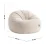 Fotoliu tip sac Mark Adler Comfy 3.0 cu suport pentru picioare, Beige