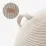 Fotoliu tip sac Mark Adler Comfy 3.0 cu suport pentru picioare, Beige