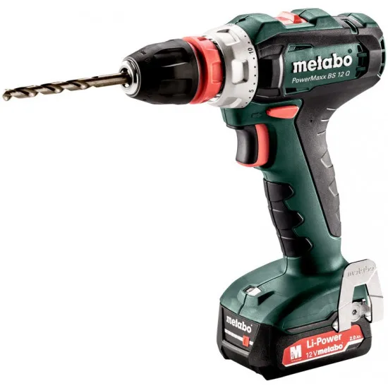 Masina de gaurit si insurubat Metabo PowerMaxx BS12 Q 2x2.0 (601037500) (601037500)
