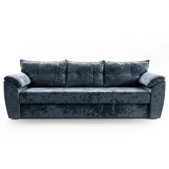 Диван прямой Art Lux Eden E1V1, 240x95cm, IceSnow 23 Тёмно серый
