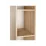 Raft Mobi Plus R-6, 30x38x195 cm Double Sonoma / White