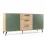 Comodă Mobi Plus Loft, 145x42x70 cm, Olive/ Walnut