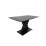 Masă pentru bucătărie Mobi Plus R-3, 136X80 cm extensibilă, Black / White