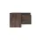 Masa de birou Mobi Plus D1250 N, 125x125 cm, Stejar închis / Antracit