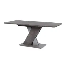 Masă pentru bucătărie Mobi Plus Nobiles, 136x80 cm extensibila, Grey