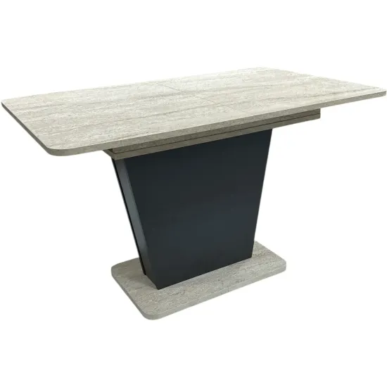 Masă pentru bucătărie Magnus Lali, 120x75 cm extensibilă, Travertin-anthracite