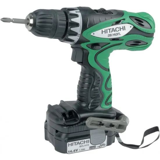 Дрель-шуруповёрт аккумуляторная Hitachi DS14DFL-TL