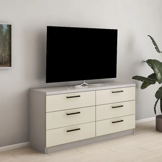 Comodă Bafimob KТ-150(6), 150x40x73 cm, Toffi/Bej