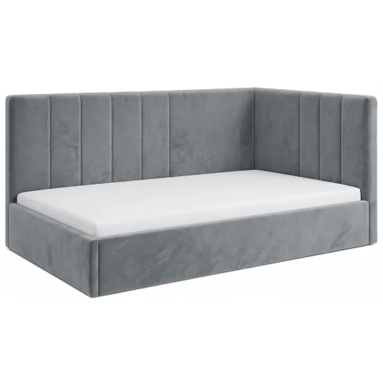 Кровать Relaxe Jolie правая, 90 x 200 см, Siena 1013 Grey