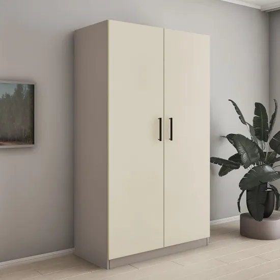 Шкаф Bafimob T ШТ-120, 120x52x200 см, Тоффи/Беж