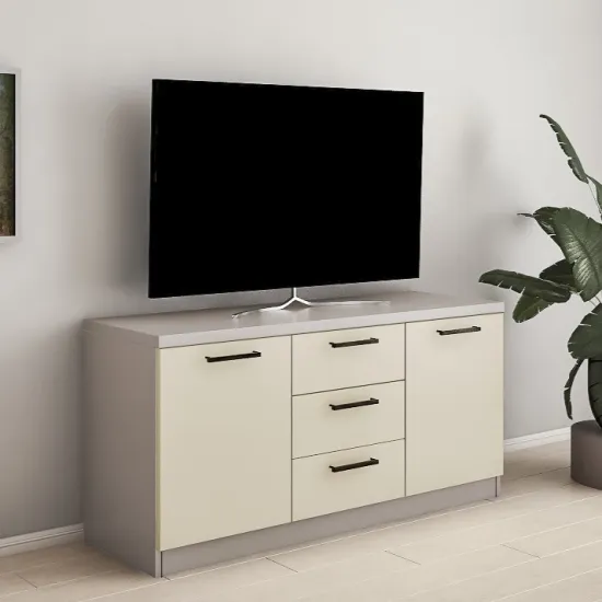 Comodă Bafimob T ВТ-150(3), 150x40x73 cm, Toffi/Bej