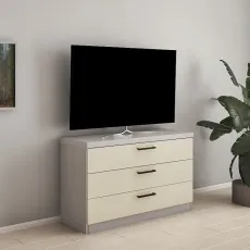 Comodă Bafimob T КТ-90(3), 90x40x72 cm, Toffi/Bej