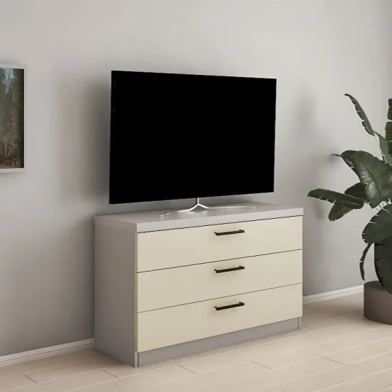 Comodă Bafimob T КТ-90(3), 90x40x72 cm, Toffi/Bej