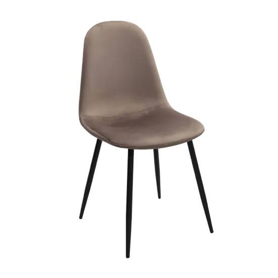 Scaun Decoprim C-710, Catifea Brown (HLR-49)/Black Legs