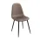 Scaun Decoprim C-710, Catifea Brown (HLR-49)/Black Legs