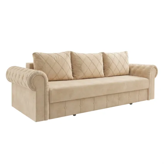 Диван прямой ArtVent Cesterfild 2,58x0,72x1 m, Imperia Hummus
