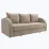 Canapea dreaptă ArtVent A1 2,28x0,72x1 m, Imperia Hummus