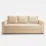 Диван прямой ArtVent Model 2 2,28x0,63x1 m, Imperia Cream