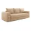 Canapea dreaptă ArtVent Model 2/1 2,4x0,63x1 m, Imperia Hummus