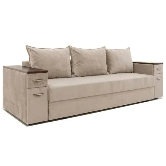 Диван прямой ArtVent Model 2/2 cu Lada, 2,50x0,64x1 m, Imperia Hummus