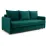 Canapea dreaptă ArtVent Ivanusca, 2,10x0,64x1 m, Imperia Bottle Green