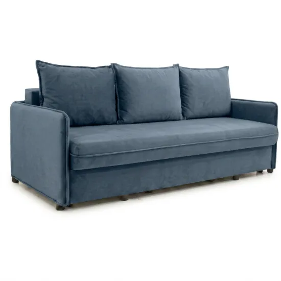 Canapea dreaptă ArtVent Ivanusca, 2,10x0,64x1 m, Imperia Dusty Blue