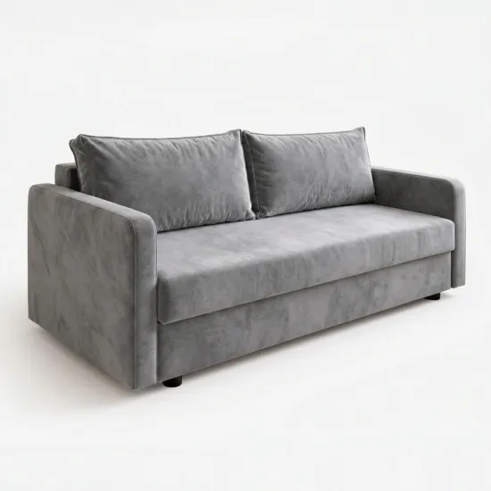 Диван прямой ArtVent Tessa, 2,15x0,64x1 m, Imperia Silver