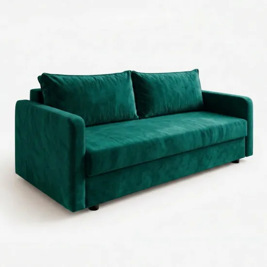 Диван прямой ArtVent Tessa, 2,15x0,64x1 m, Imperia Bottle Green