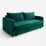Диван прямой ArtVent Tessa, 2,15x0,64x1 m, Imperia Bottle Green