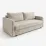Canapea dreaptă ArtVent Tessa, 2,15x0,64x1 m, Imperia Cream